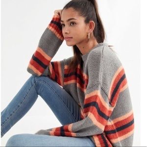 Urban outfitters striped boyfriend sweater